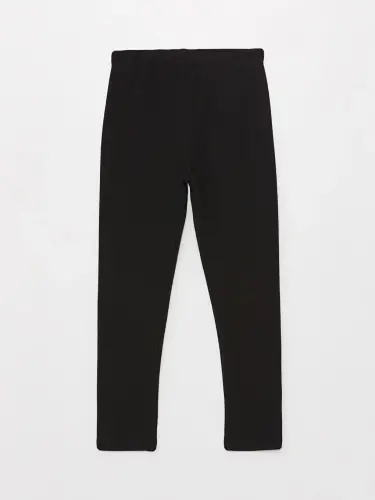 Elastic Waistband Boys Thermal Underwear-Black - 1