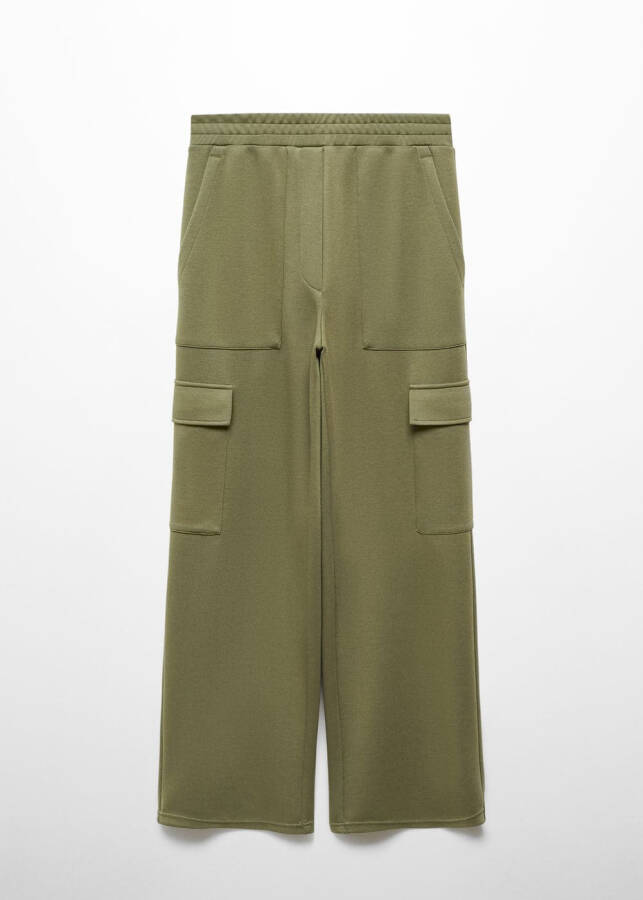 Elastic waistband cargo pants - 56