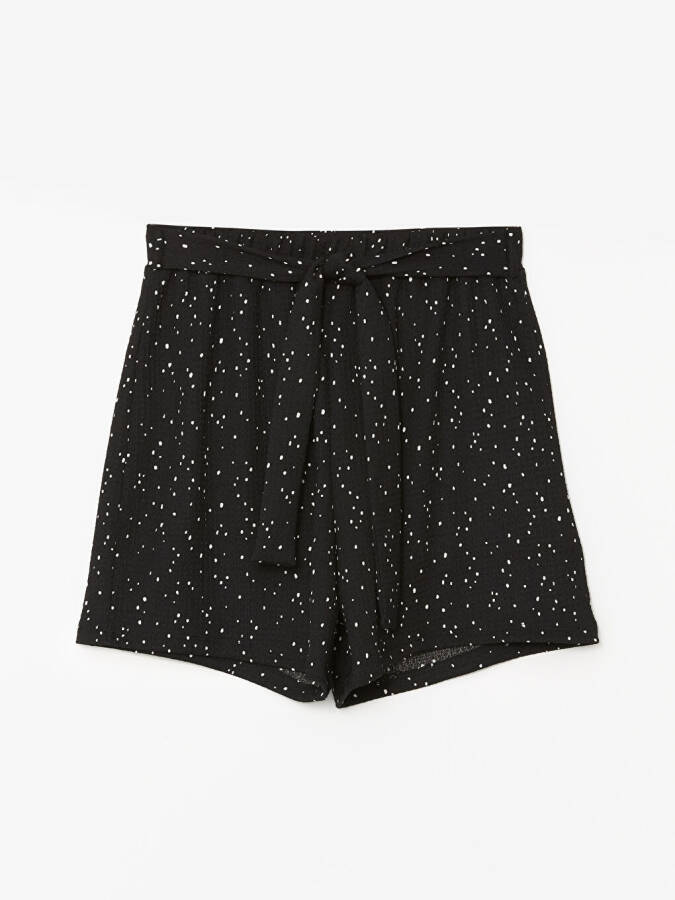 Elastic Waistband Girl Shorts - 1