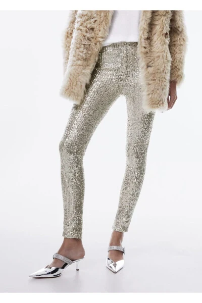 Elastic Waistband Pants - 1