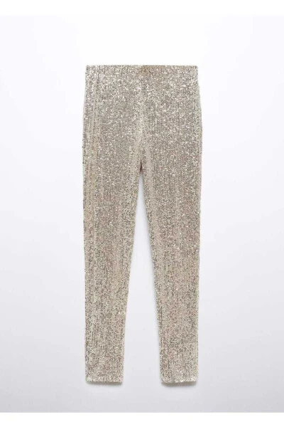 Elastic Waistband Pants - 3