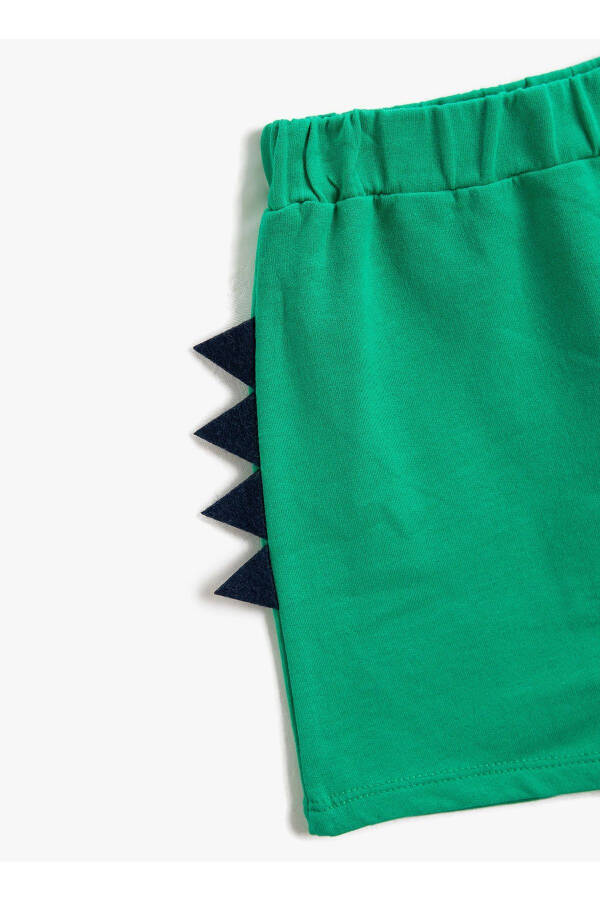 Elastic Waistband Regular Green Baby Shorts 3smb40005tk - 2