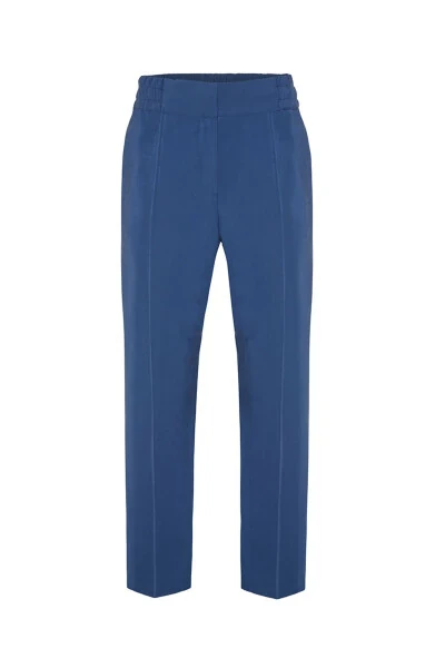 Elastic Waistband Relaxed Fit Trousers - AKER