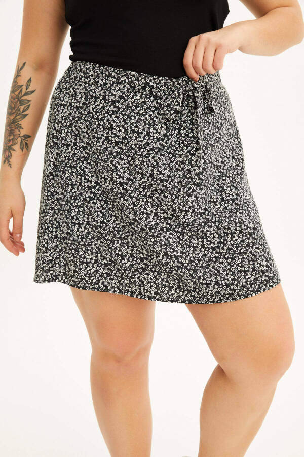 Elastic Waistband Shorts Skirt - 5