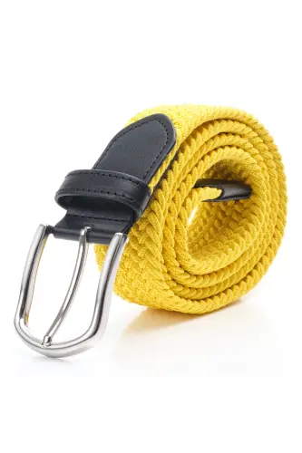 Elastic Woven Belt-Yellow 