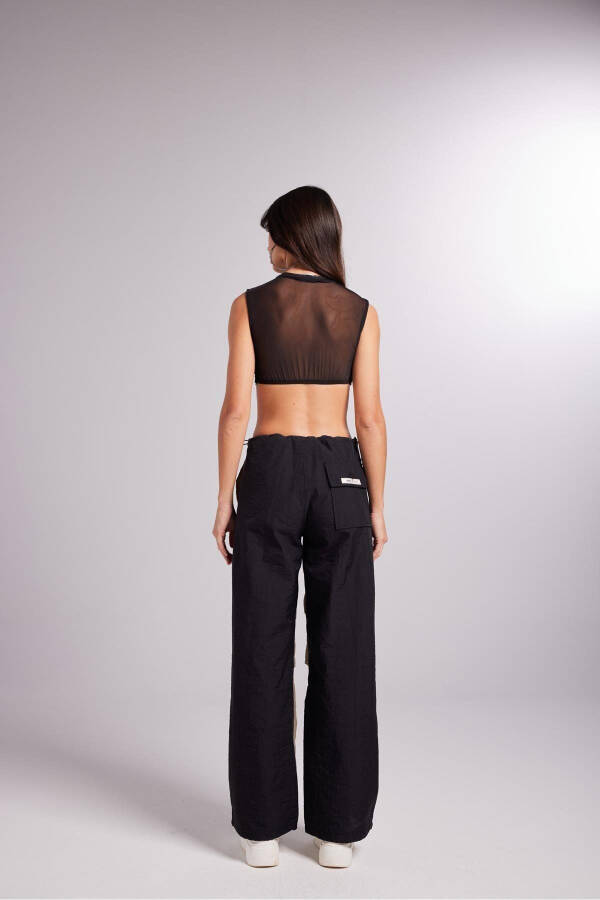 Elasticated Two Tone Bic with Adjustable Waist and Hem - 5