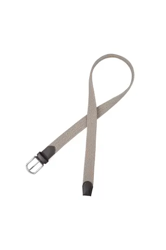 Elastik Bej Örgü Kemer-Bej - DWOY (1)