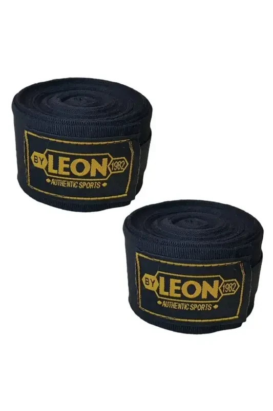 Elastik Boks, Kick Boks Ve Muay Thai Bandajı Özel Dokuma Elastik Bandaj ( Çift ) 3,5 Metre-SİYAH - 4