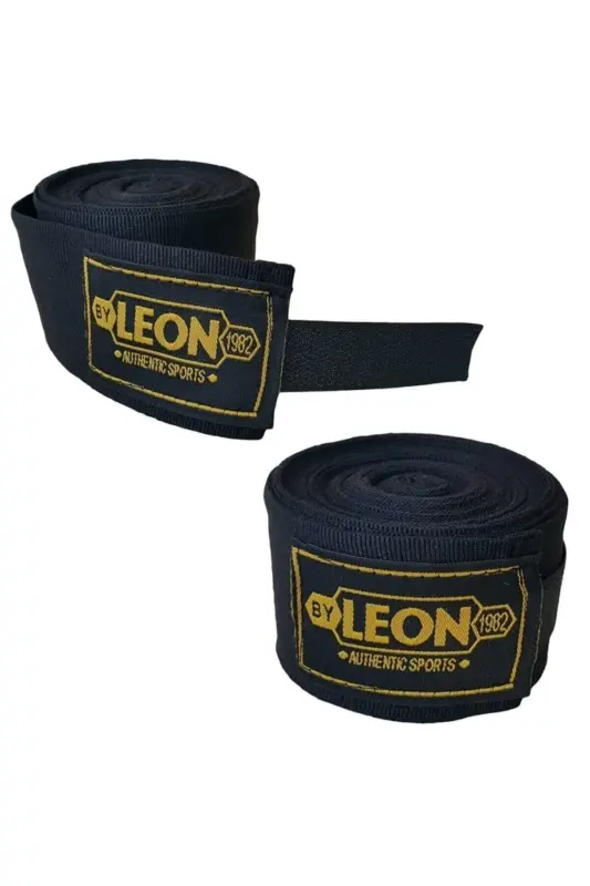 Elastik Boks, Kikboks Va Muay Tay Bandaji Maxsus To'quv Elastik Bandaji (Juft) 3,5 Metr - QORA - 3