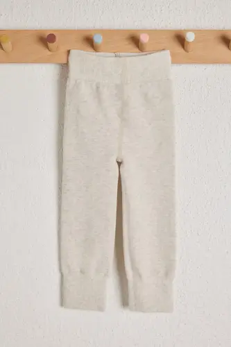 Elastik detallari bilan bolalar tayti Ekru 