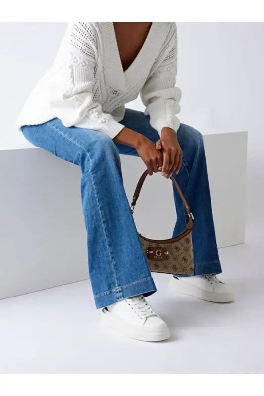 Elbina Haqiqi Teri Sneaker Poyafzallari FLJELBFAL12 - 2