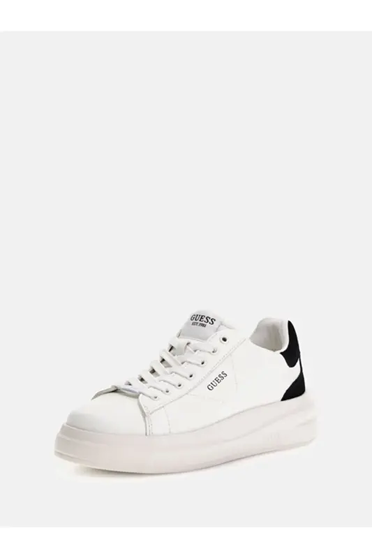 Elbina Kadın Deri Sneaker - BEYAZ - 1
