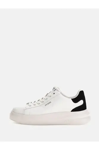 Elbina Kadın Deri Sneaker - BEYAZ - GUESS (1)