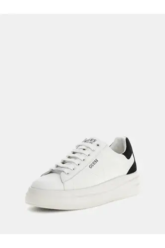 Elbina Kadın Deri Sneaker - BEYAZ - 1