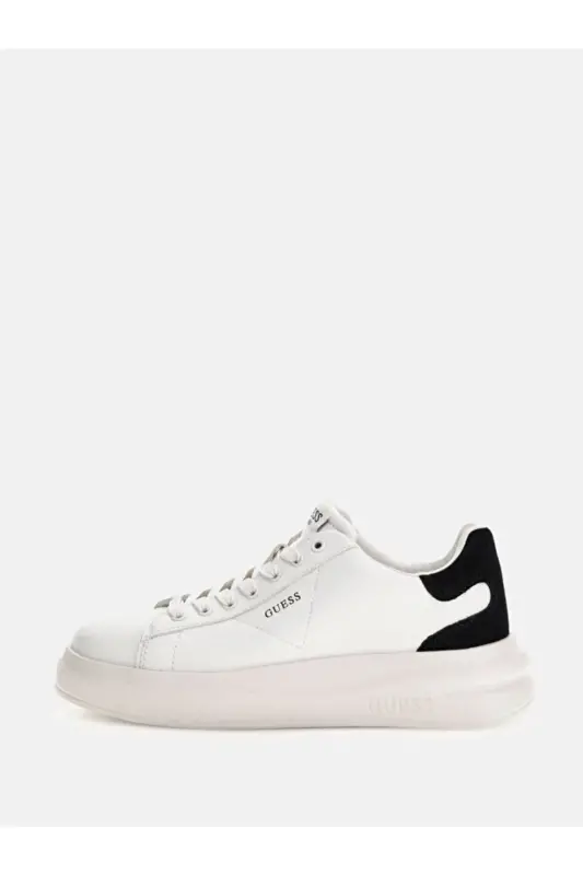 Elbina Women's Leather Sneaker - WHITE - 2
