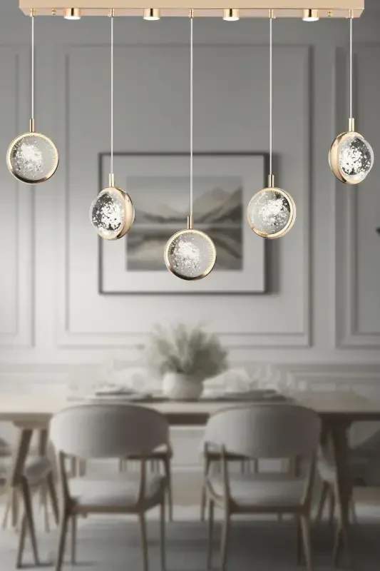 Eldon 5-ти рядный 3-х цветный 75 Ватт Gold Kristal Ledl - 1