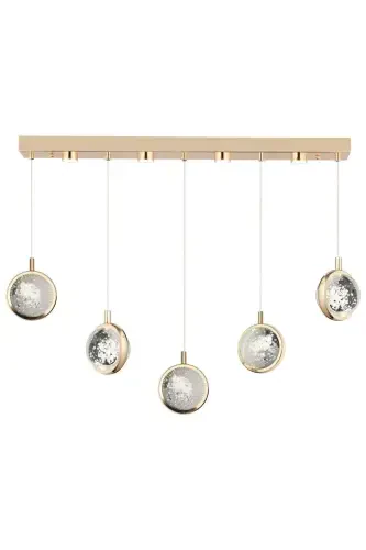 Eldon 5-way Sequential 3 Color 75 Watt Gold Crystal LEDs - 3