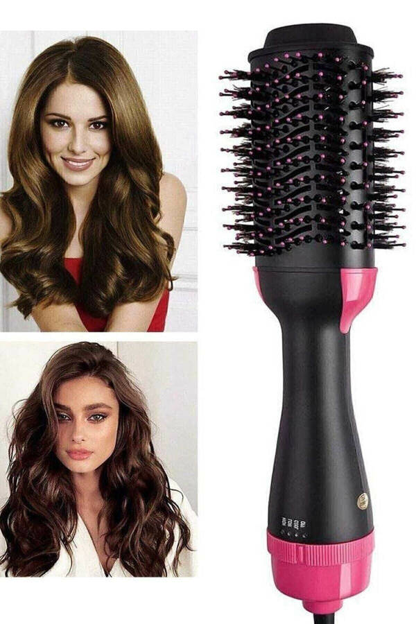 Electric Air-Blowing Hair Straightener Blow Comb - 4