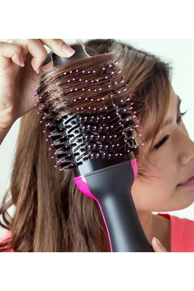 Electric Air-Blowing Hair Straightener Blow Comb - 6