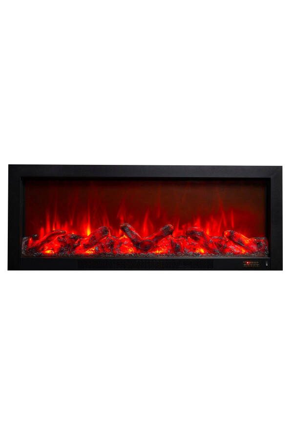 Electric Fireplace Insert with Sound Effects 130 Cm 1800 W Domestic Production - 1