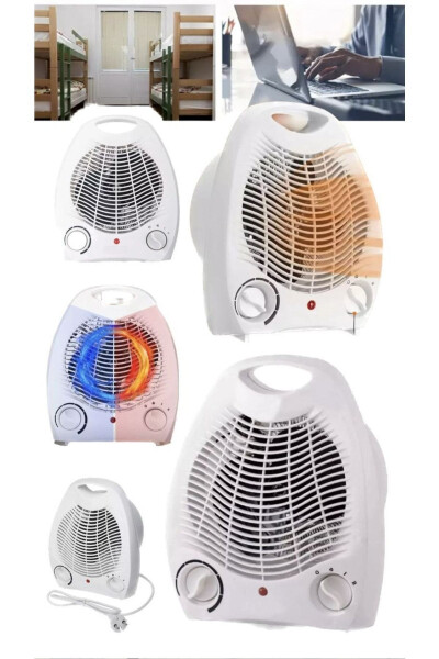 Electric Professional Room Heater Fan Energy Saving Low Power Safety Bedroom Foot Desk - 1