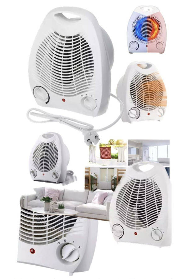 Electric Professional Room Heater Fan Energy Saving Low Power Safety Bedroom Foot Desk - 3