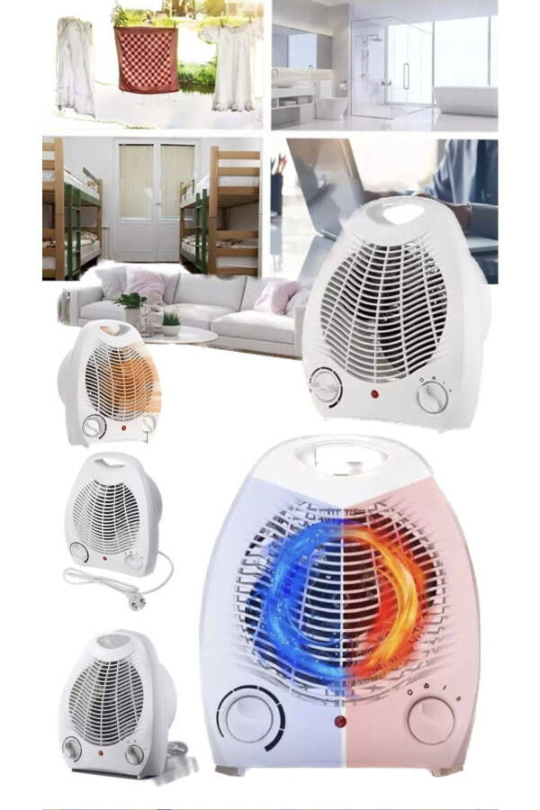 Electric Professional Room Heater Fan Energy Saving Low Power Safety Bedroom Foot Desk - 6