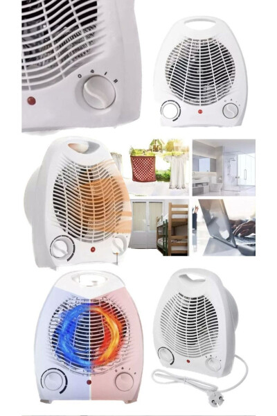 Electric Professional Room Heater Fan Energy Saving Low Power Safety Bedroom Foot Desk - 7