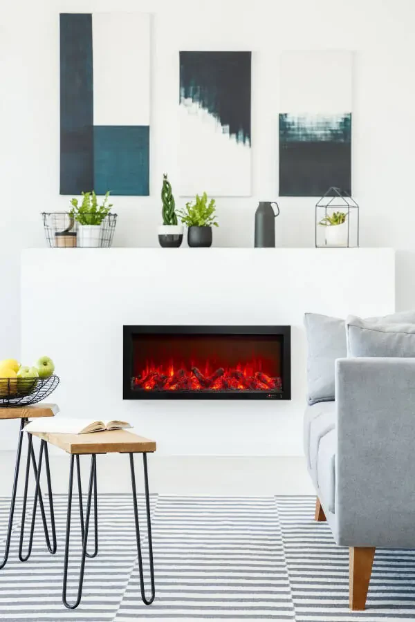 Elektrikli Kaminli Xona O'chog'i Ovoz Effektlariga Ega 130 Sm 1800 Vt Mahalliy Ishlab Chiqarish - 5