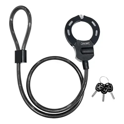 Electric Scooter Lock,Scooter Locks Anti Theft,14mm Thick for E-Scooter, Electric Bike, Bicycle, Motorbikes - 1