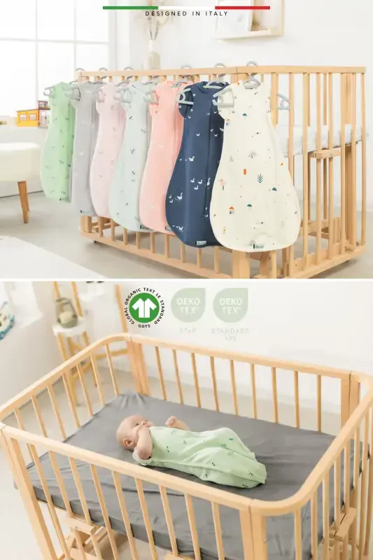 EleleLife Baby Swaddle Sleeping Bag 1 Tog Indigo Pato-Indigo Pato - 7