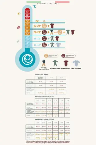 EleleLife Bolalar uchun kundak uyqu qopi 1 Tog Moviy Sanno-Moviy Sanno - 8