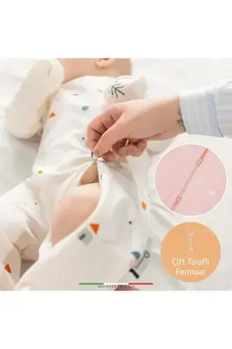 EleleLife Mavsumiy Bolalar/Chaqaloq Uxlash Qopi 1 Tog Ekru Riccio-Ekru Riccio - 5