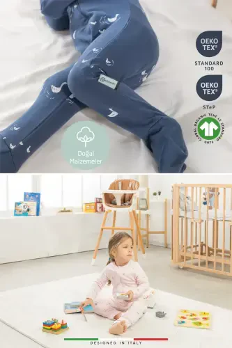 EleleLife Mavsumiy Bolalar/Go'daklar uchun Uxlash Qopi 1 Tog Pudra Pato-Pudra Pato - 6