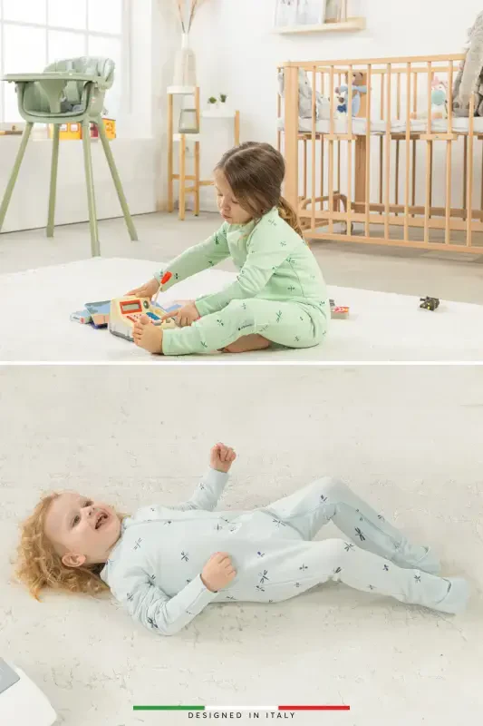 EleleLife Seasonal Child/Baby Sleeping Bag 1 Tog Powder Pato-Powder Pato - 7