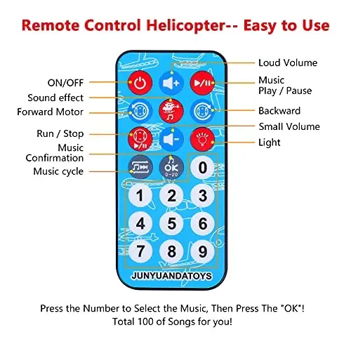 ele ELEOPTION Airplane Toy Infrared Remote Control Plane Toys Helicopter with Lights and Music Aeroplane Toys for 3 4 5 6 7 8 Year Old Boys Girls Kids Gift White - 3