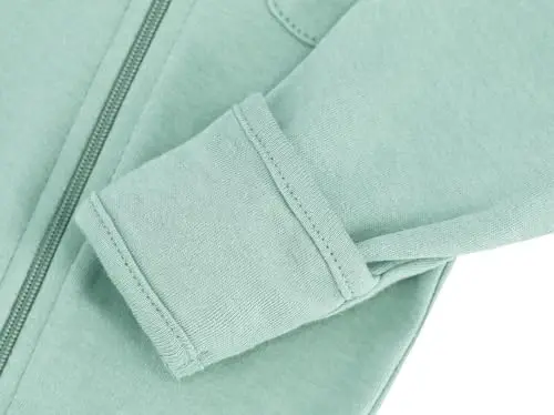 Eleven's Kingdom Baby Kids Sleep and Play,Baby Cotton Pajamas with Mitten Cuffs, 2 Way Zipper Footed Sleeper 0-12 Month - 4