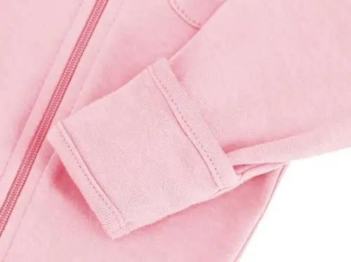 Eleven's Kingdom Baby Kids Sleep and Play,Baby Cotton Pajamas with Mitten Cuffs, 2 Way Zipper Footed Sleeper 0-12 Month - 4