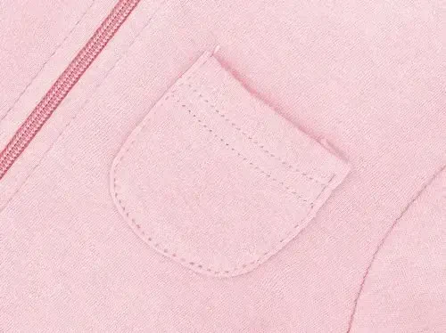 Eleven's Kingdom Baby Kids Sleep and Play,Baby Cotton Pajamas with Mitten Cuffs, 2 Way Zipper Footed Sleeper 0-12 Month - 3