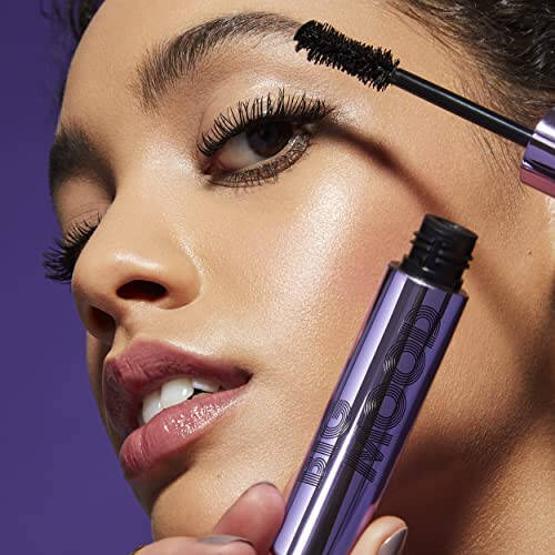 e.l.f. Big Mood Mascara, Instantly Creates Long-Lasting, Bold & Lifted, Voluminous Lashes, Infused with Jojoba Wax, Pitch Black, 0.30 fl Oz - 4