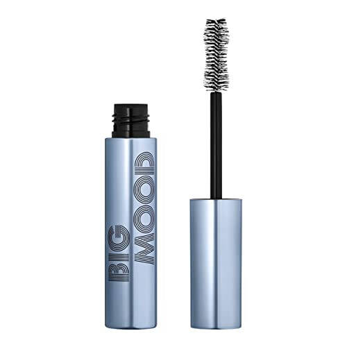 E.L.F. Big Mood Waterproof Mascara, Instantly Creates Long-Lasting, Bold & Lifted, Voluminous Lashes, Infused with Jojoba Wax, Black, 0.30 fl Oz - 1