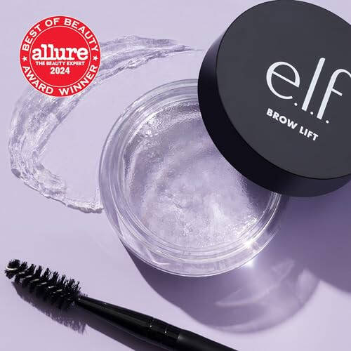 e.l.f. Brow Lift, Clear Eyebrow Shaping Wax, Holds Brows In Place, Creates A Fluffy Feathered Look, Vegan & Cruelty-Free, Clear - 2