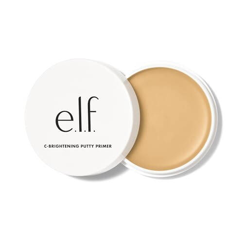 e.l.f. C-Brightening Putty Primer, Makeup Primer For Brightening & Evening Out Skin Tone, Enriched With Vitamin C, Universal Sheer (Packaging May Vary) - 1