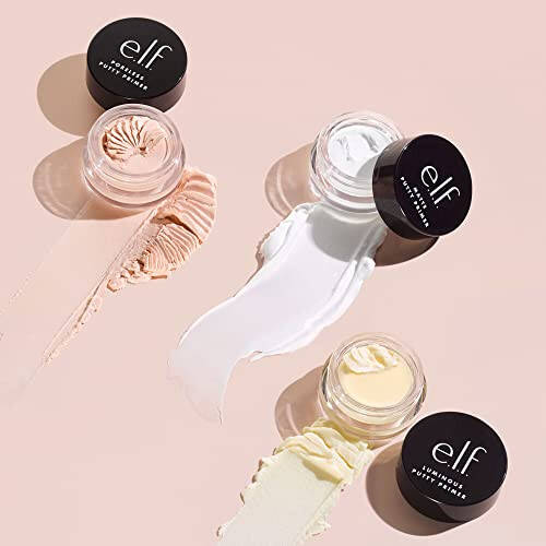 e.l.f. Cosmetics Putty Primer Trio, Includes Poreless Putty, Matte Putty & Luminous Putty, Travel Size, 0.14 Oz (4g) Each, 0.14 ounces - 5