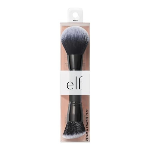 e.l.f. Dual-Ended Cream + Powder Brush, Two-in-One Makeup Brush For A Gorgeous, Airbrushed Complexion, Vegan & Cruelty-free - 5
