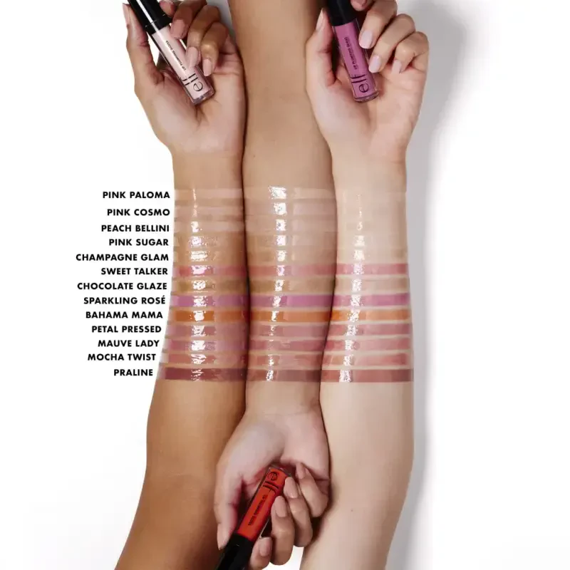 e.l.f. Lip Plumping Gloss, Chocolate Glaze, 0.10 fl oz - 7