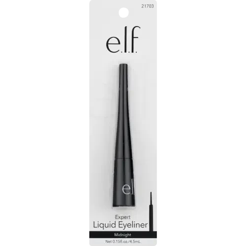 e.l.f. Expert Liquid Liner, Midnight, 0.14 fl oz - E.L.F. COSMETICS (1)