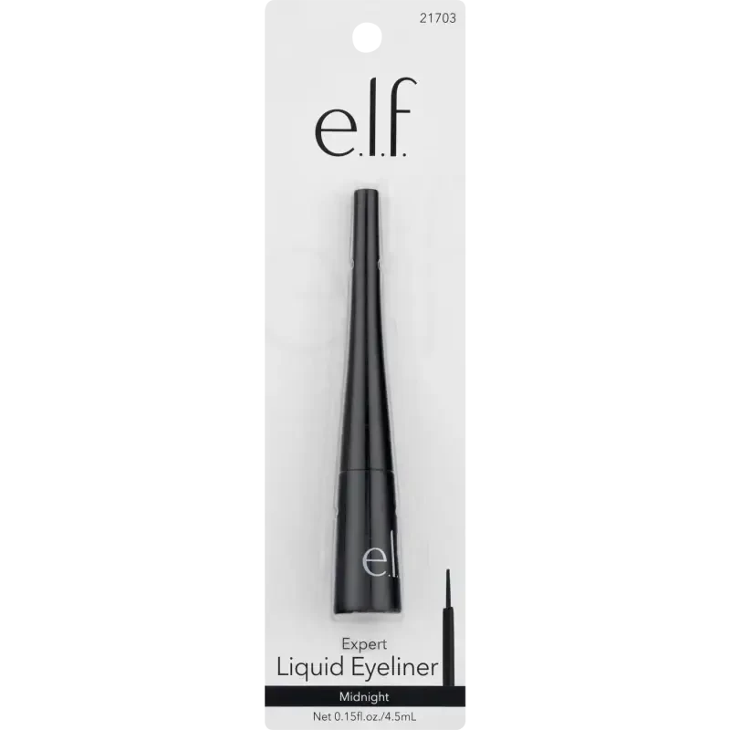 e.l.f. Expert Liquid Liner, Midnight, 0.14 fl oz - 2