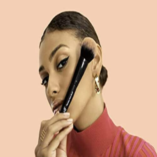 e.l.f. Flawless Face Brush, Vegan Makeup Tool For Flawlessly Contouring & Defining With Powder, Blush & Bronzer, Made With Cruelty-Free Bristles. - 4