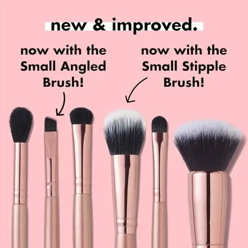 e.l.f. Flawless Face Kit, 6-Piece Brush Collection, Brushes For Face, Eyes & Brows, Vegan & Cruelty-Free - 3